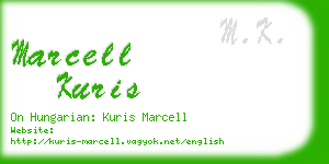 marcell kuris business card